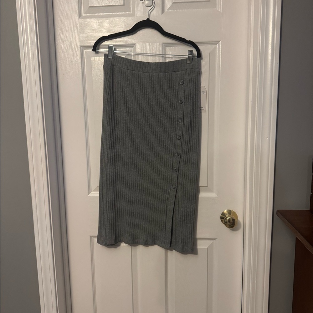 Knit maxi skirt